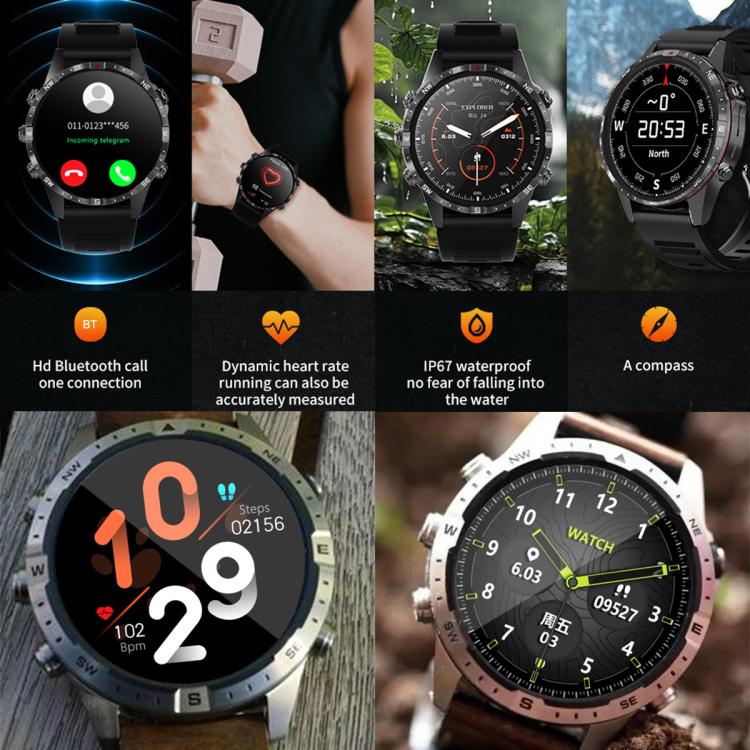 HAMTOD 1.6 inch Screen Smart Watch