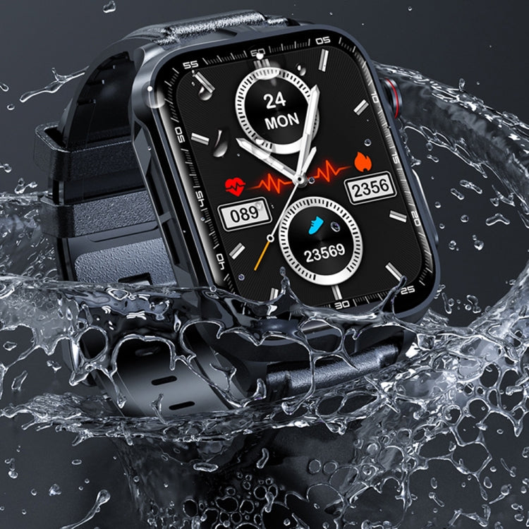 TK11P 1.83 inch IPS Screen IP68 Waterproof Steel Band Smart Watch, Support Stress Monitoring / EC...