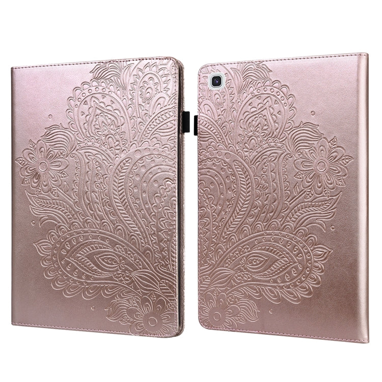 Peacock Embossed Pattern TPU + PU Horizontal Flip Leather Case with Holder & Card Slots & Wallet