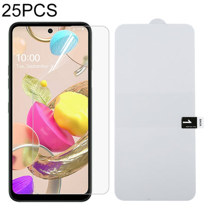 25 PCS Full Screen Protector Explosion-proof Hydrogel Film, Fro LG K42 (25 PCS)