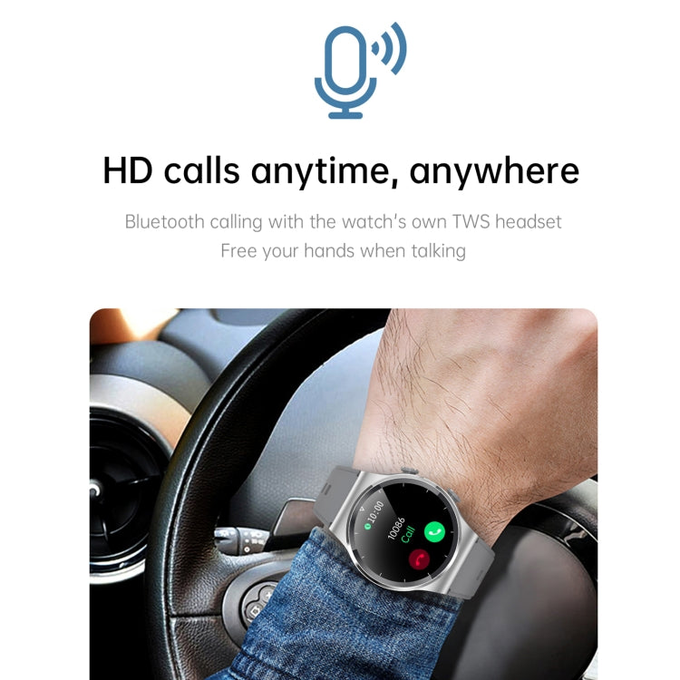 GT69 1.3 inch Touch Screen Bluetooth Earphone Smart Watch