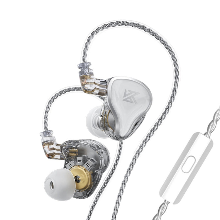 KZ ZAS 16-unit Ring Iron In-ear Wired Earphone,, ZAS Mic Version(White), ZAS Mic Version(Black)