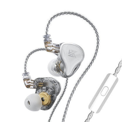 KZ ZAS 16-unit Ring Iron In-ear Wired Earphone,, ZAS Mic Version(White), ZAS Mic Version(Black)