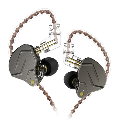 KZ ZSN Pro Ring Iron Hybrid Drive Metal In-ear Wired Earphone,, ZSN Standard Version(Grey)