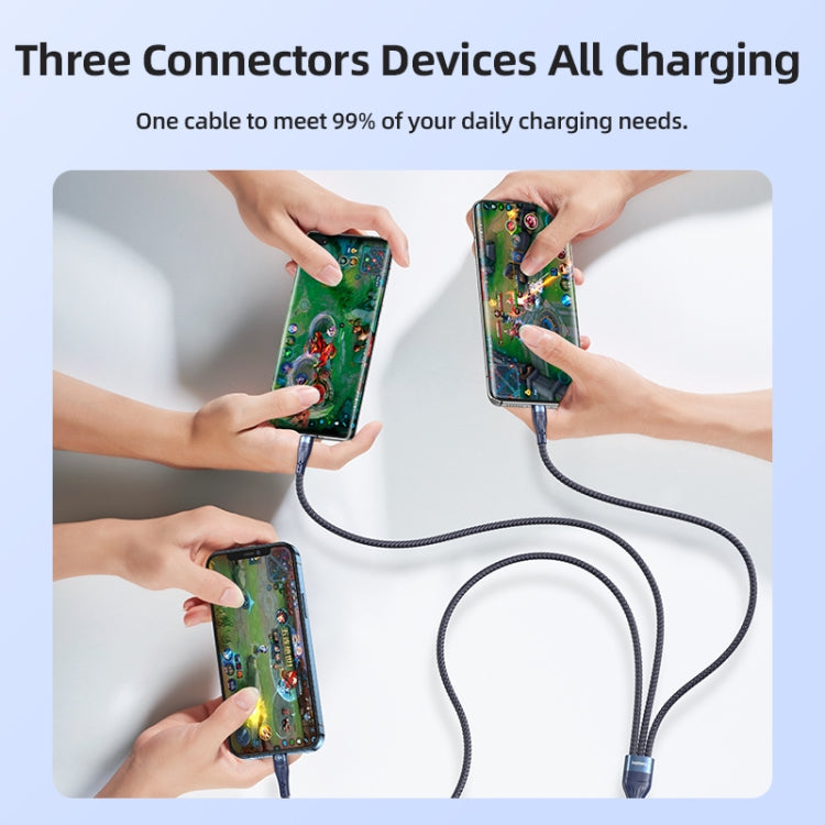 REMAX RC-199th 1.2m 3 in 1 Fast Charging Data Cable
