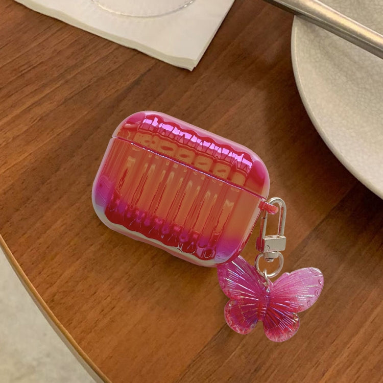 Color Plated PC Earphone Case with Butterfly Clasp, For AirPods 1 / 2, For AirPods Pro
