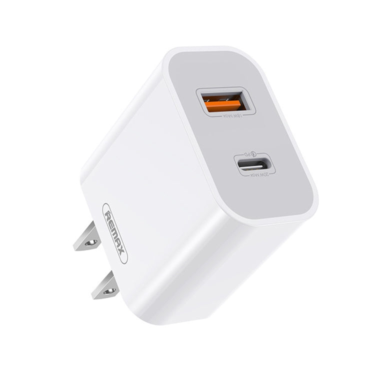 REMAX RP-U68 Speedy Series 20W USB+USB-C/Type-C Interface Fast Charger, CN Plug, EU Plug, UK Plug...