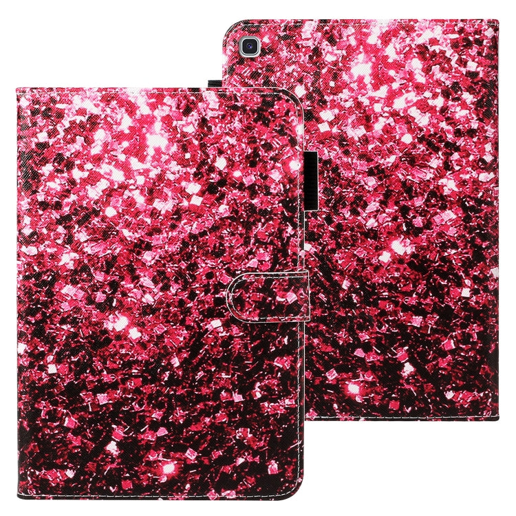 Cross Texture Painted Horizontal  Leather Case with Sleep / Wake-up Function & Card Slot & Holder...