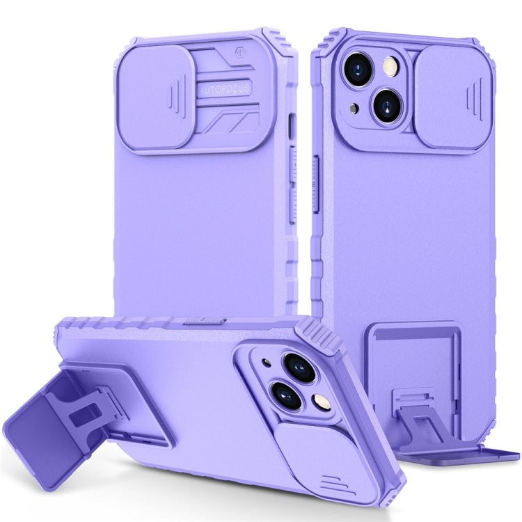 Stereoscopic Holder Sliding Camshield Phone Case