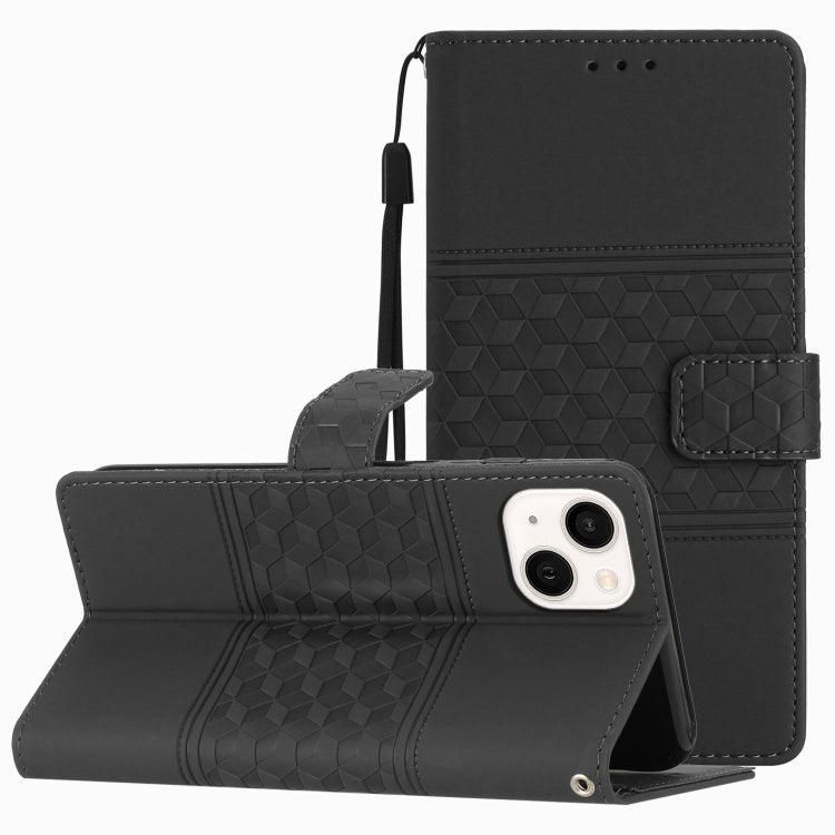 Diamond Embossed Skin Feel Leather Phone Case