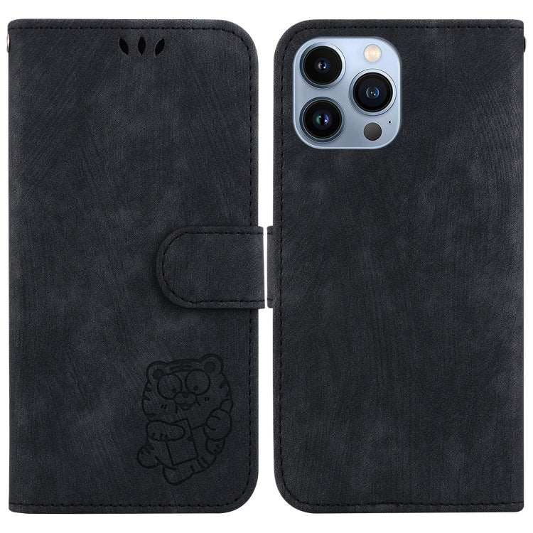 Little Tiger Embossed Leather Phone Case