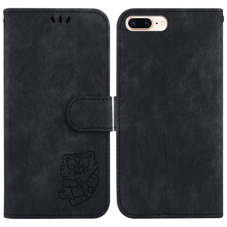 Little Tiger Embossed Leather Phone Case