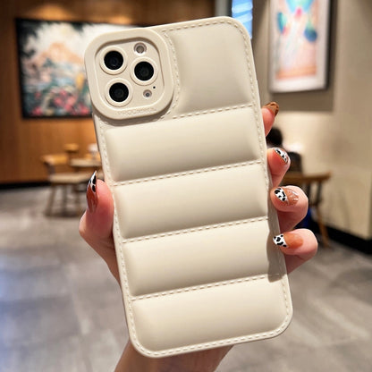 Eiderdown Airbag Frosted TPU Phone Case, For iPhone 16 Pro Max, For iPhone 16 Pro