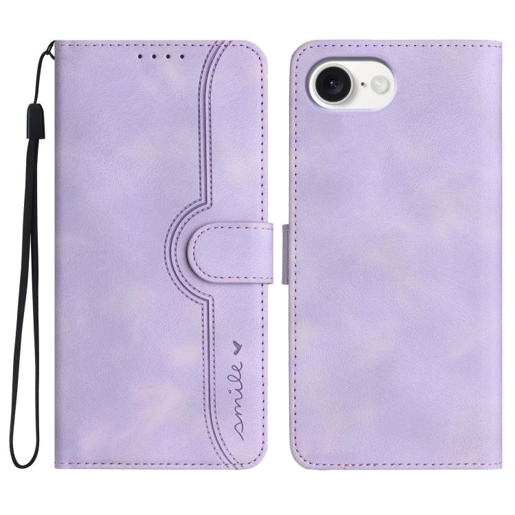 Heart Pattern Skin Feel Leather Phone Case