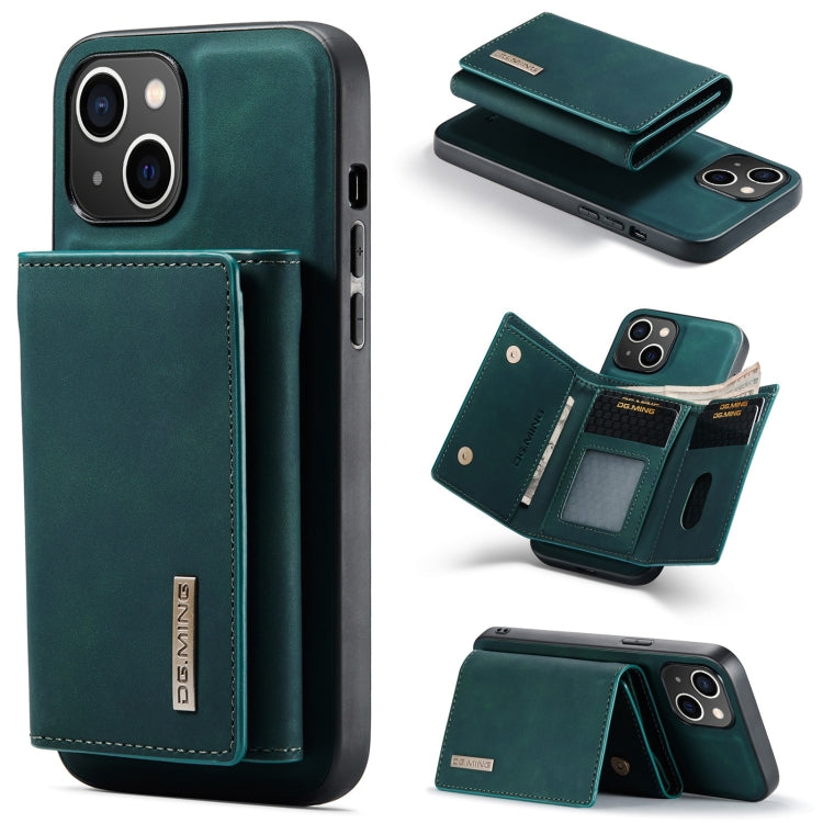 DG.MING M1 Series 3-Fold Multi Card Wallet Leather Phone Case