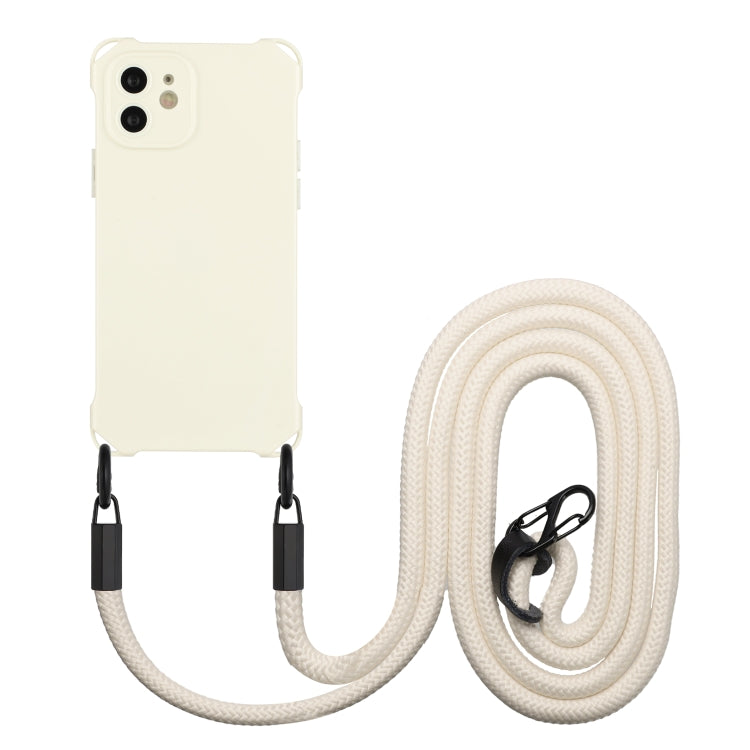 Four-corner Shockproof TPU Phone Case with Lanyard
