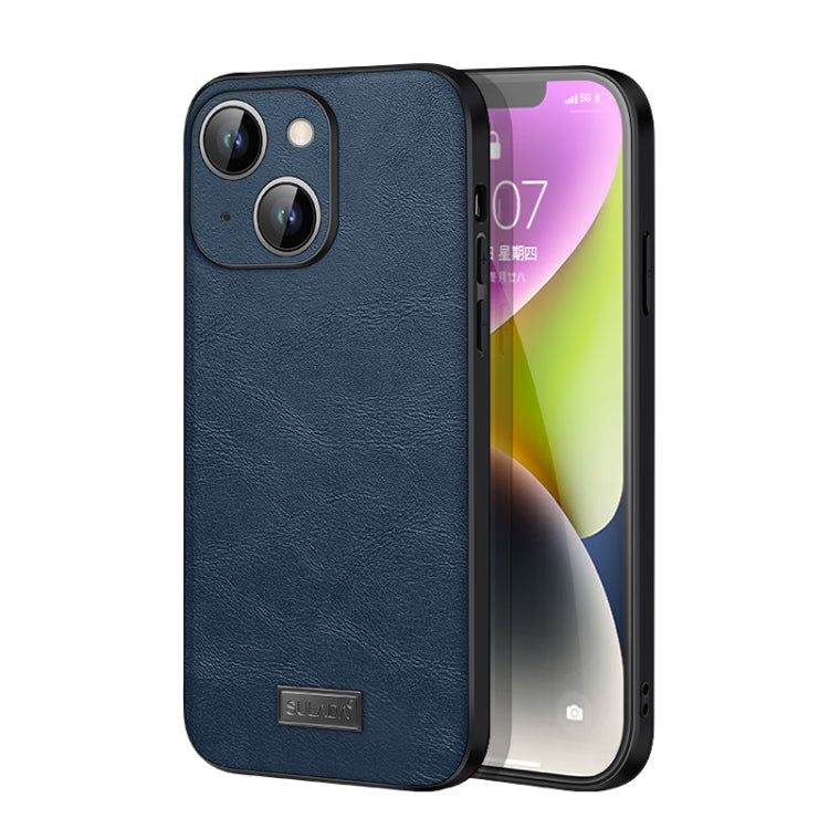 SULADA Shockproof TPU Hybrid Handmade Leather Phone Case