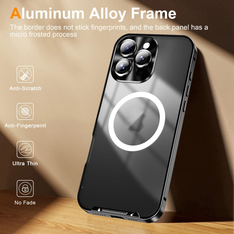 Frosted MagSafe Magnetic Metal Phone Case
