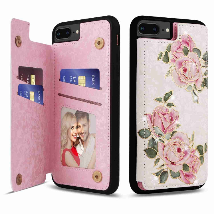 Printed Double Buckle RFID Anti-theft Phone Case
