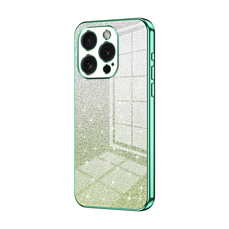 Gradient Glitter Powder Electroplated Phone Case