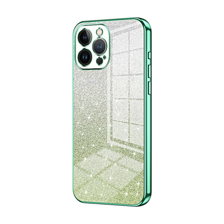 Gradient Glitter Powder Electroplated Phone Case