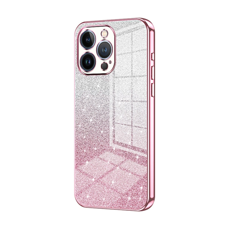 Gradient Glitter Powder Electroplated Phone Case