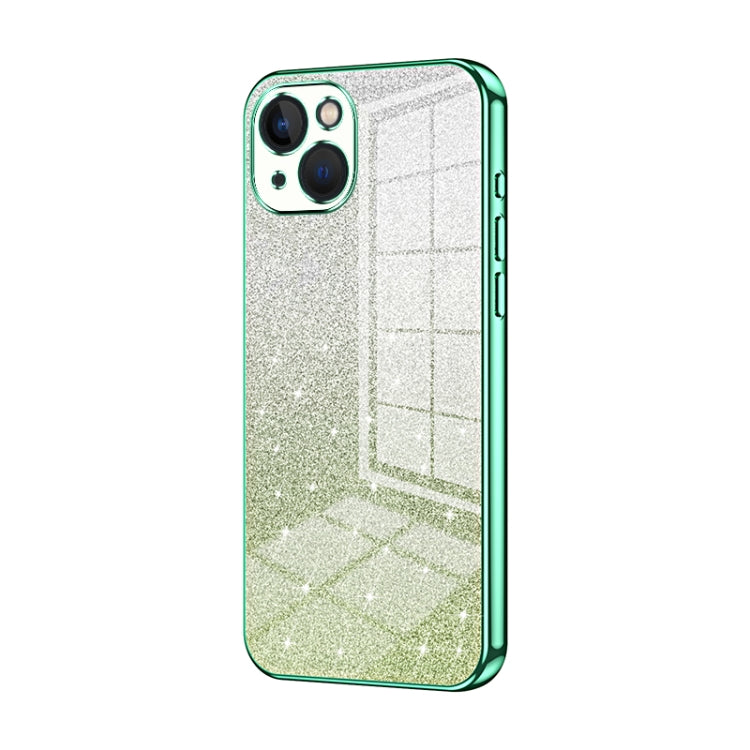 Gradient Glitter Powder Electroplated Phone Case