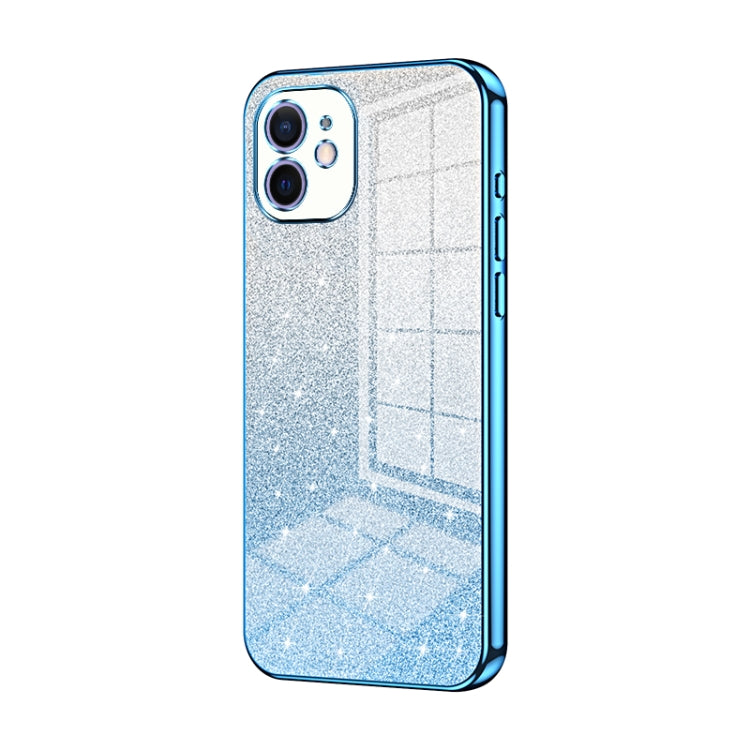 Gradient Glitter Powder Electroplated Phone Case