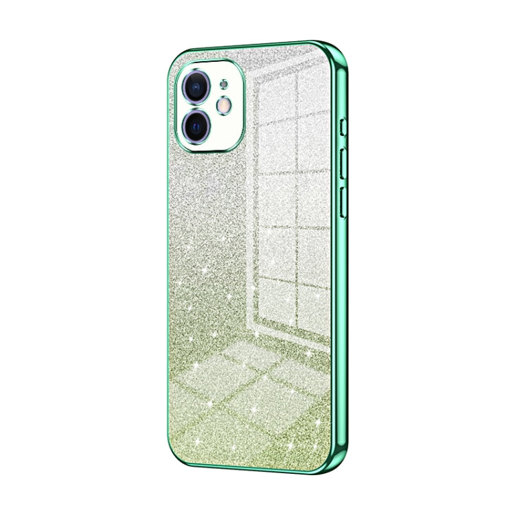 Gradient Glitter Powder Electroplated Phone Case