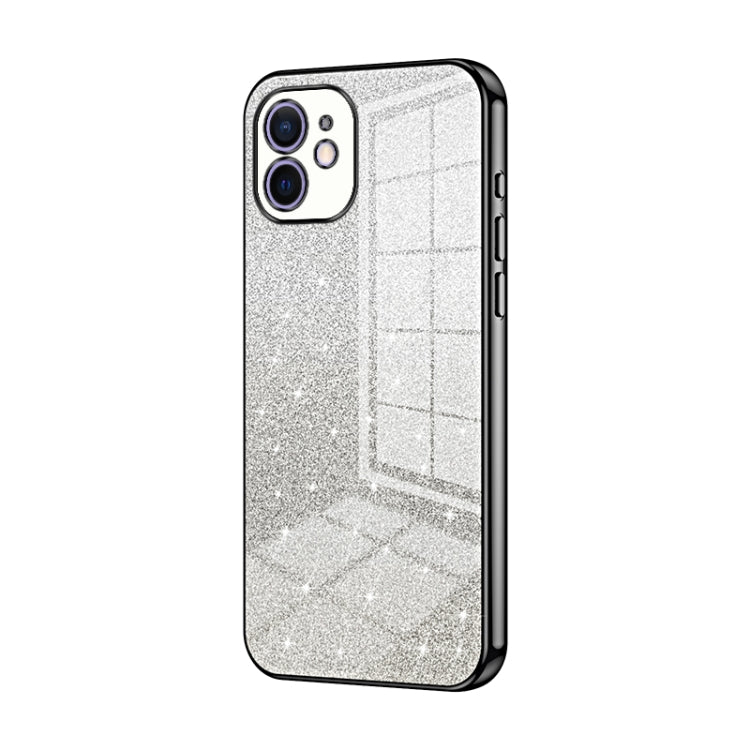 Gradient Glitter Powder Electroplated Phone Case