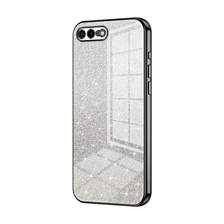 Gradient Glitter Powder Electroplated Phone Case