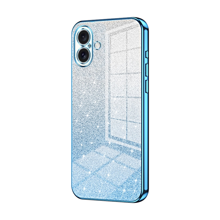 Gradient Glitter Powder Electroplated Phone Case