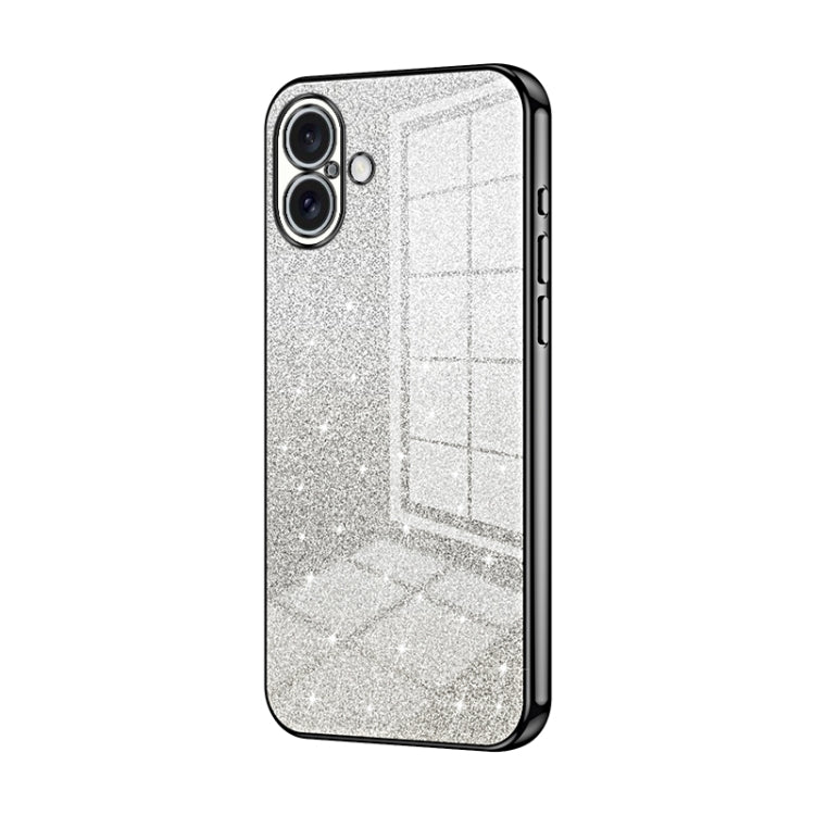 Gradient Glitter Powder Electroplated Phone Case
