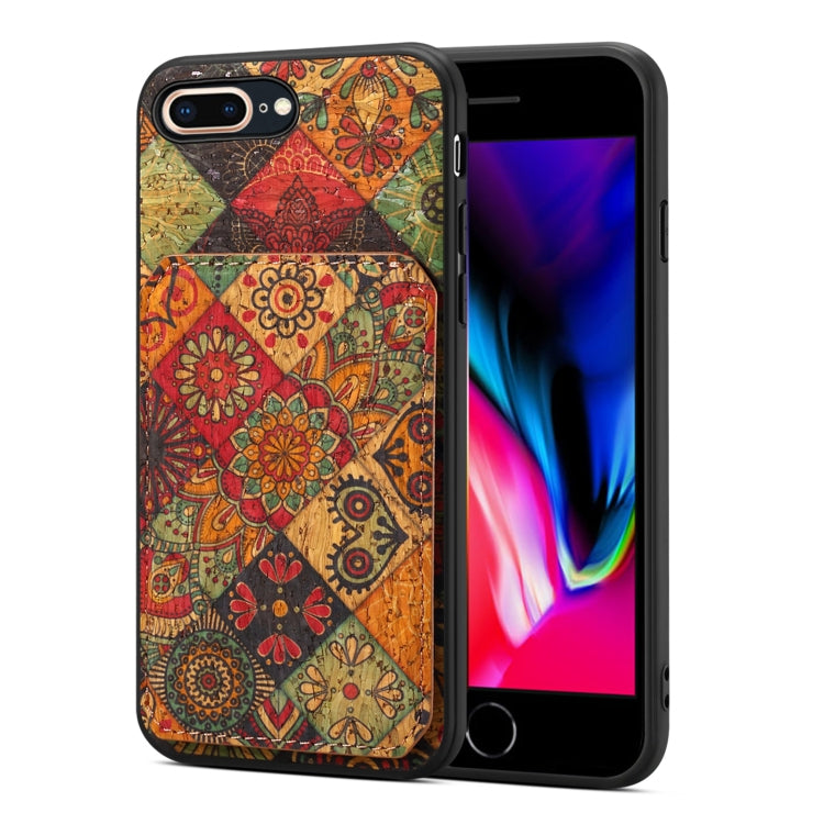 Dual Card Slot Holder Phone Case, For iPhone XS Max, For iPhone 8 Plus / 7 Plus