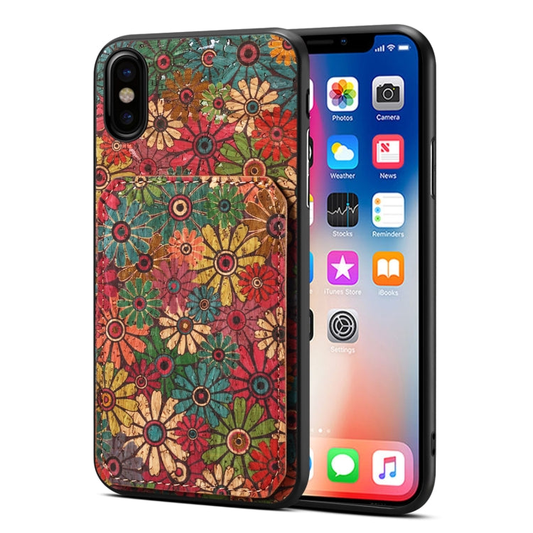 Dual Card Slot Holder Phone Case, For iPhone XS Max, For iPhone 8 Plus / 7 Plus