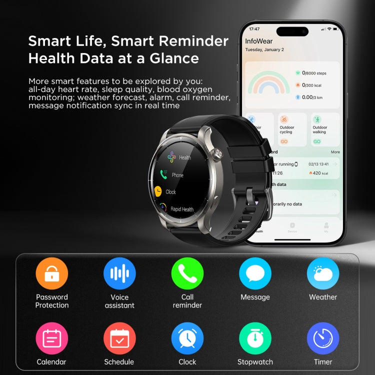 JOYROOM JR-FV1 1.43 inch Bluetooth Call Smart Watch