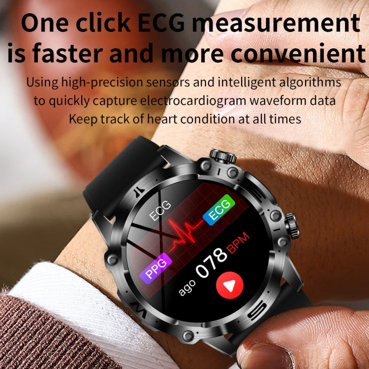 ET482 1.43 inch AMOLED Screen Sports Smart Watch Support Bluetooth Call / ECG Function
