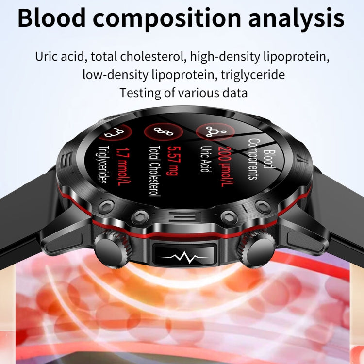 ET482 1.43 inch AMOLED Screen Sports Smart Watch Support Bluetooth Call / ECG Function