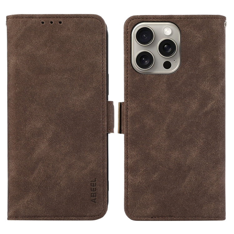 ABEEL Frosted Magnetic RFID Leather Phone Case