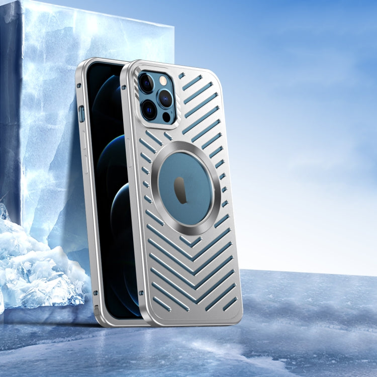 Cooling MagSafe Magnetic Metal Phone Case, For iPhone 16 Pro Max, For iPhone 16 Pro, For iPhone 1...