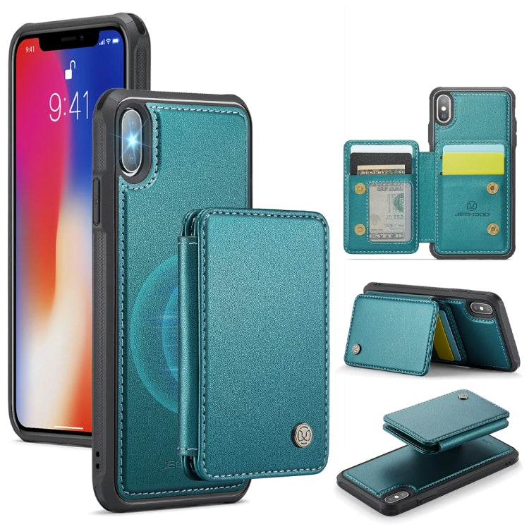 JEEHOOD J05 Business Magnetic Style RFID Leather Phone Case