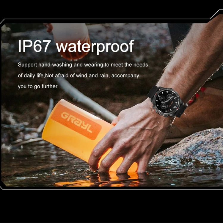 DK68 1.53 inch IP67 BT 5.0 Fitness Sport Smart Watch