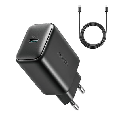 JOYROOM JR-TCF23 25W USB-C / Type-C Port Fast Charger Kit with Type-C to Type-C Cable, EU Plug