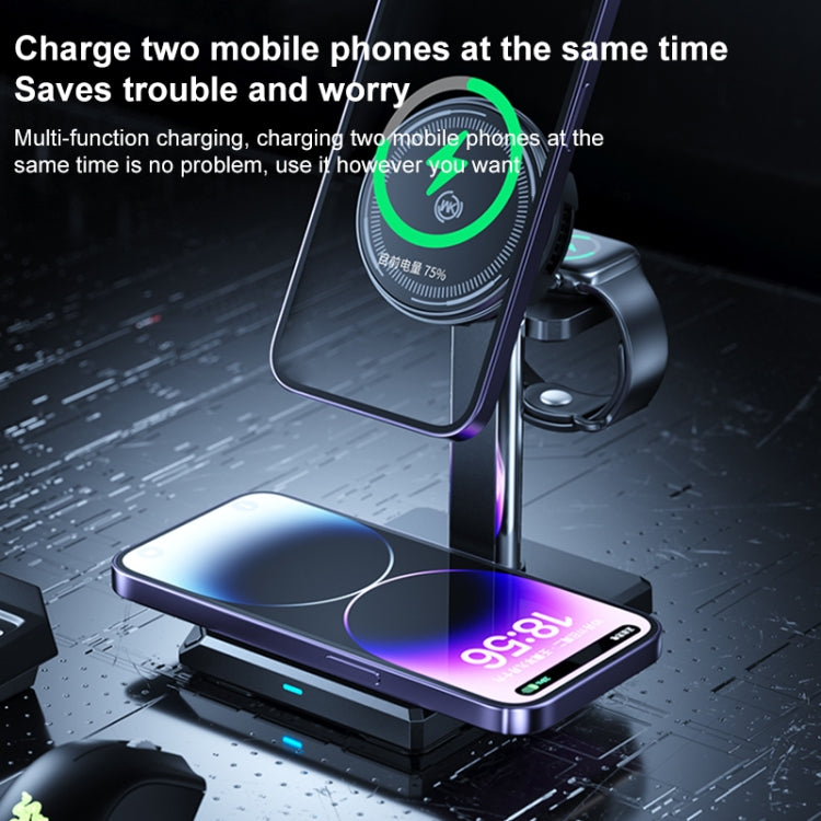 WK WP-U176 15W 4 in 1 Magnetic Cooling Wireless Charging Holder