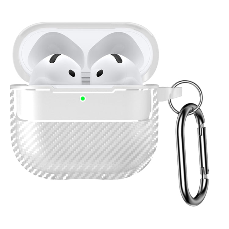 Carbon Fiber Texture Bluetooth Earphone Protective Case