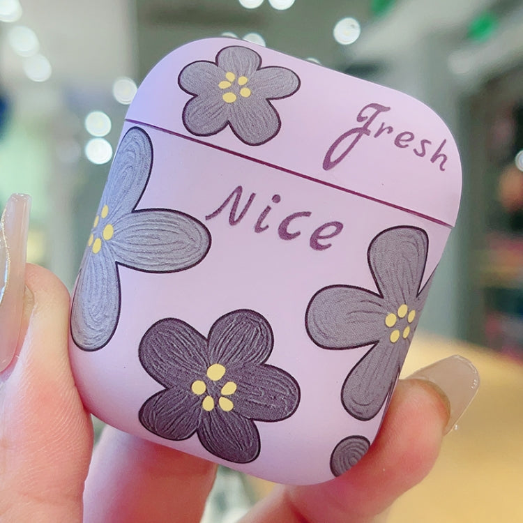 Oil Painting Floral Matte Earphones Protective Case, For AirPods 4, For AirPods Pro 2, For AirPod...