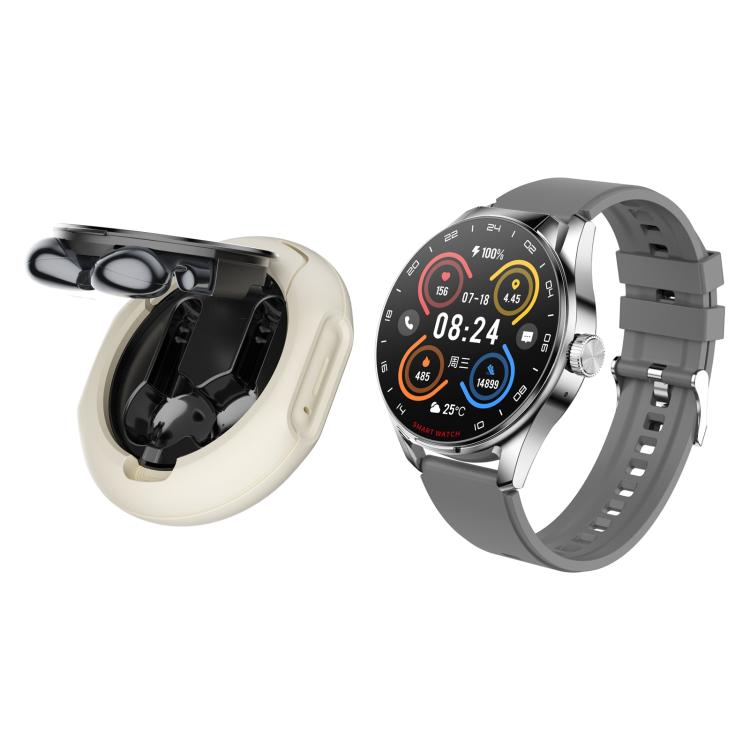 D9 1.46 inch 2 in 1 Bluetooth Earphone Smart Watch, Support Bluetooth Call / NFC / Heart Rate