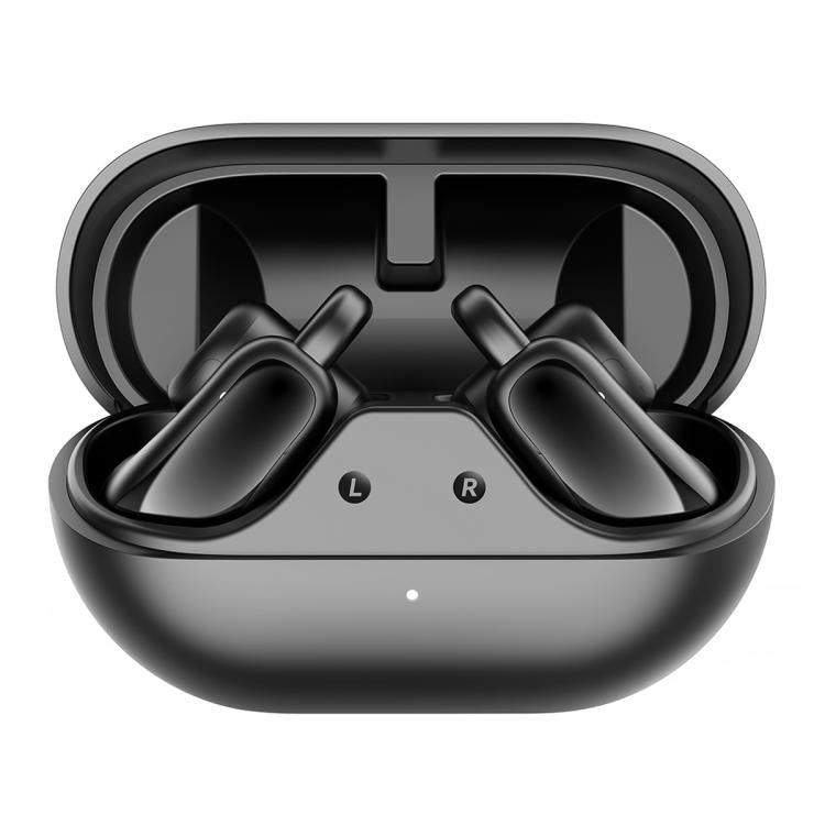 F18 Ear-Hook ANC Noise Reduction Air Conduction HIFI BT 5.4 Wireless Earphones, F18 (Black)