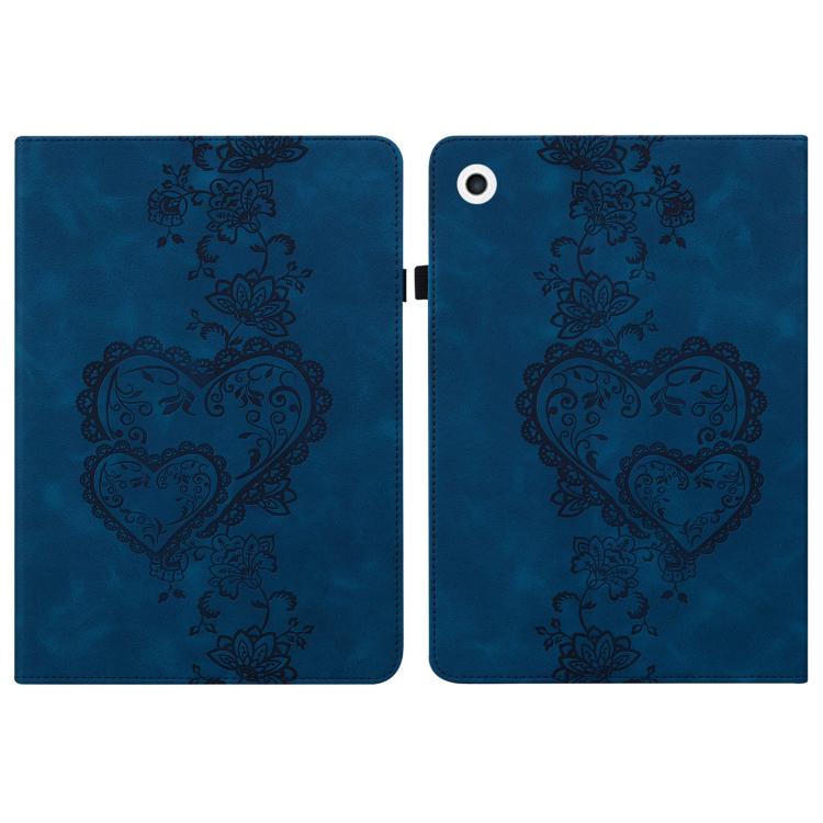 Love Hearts Embossed Leather Smart Tablet Case