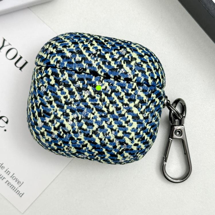 Camouflage Texture Earbuds Box PC Case with Hook, For AirPods 4, For AirPods 3